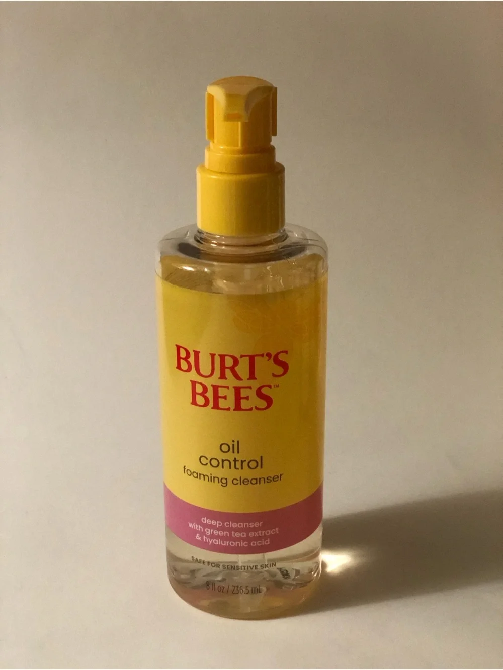 Burt’s Bees Oil Control Foaming Cleanser — Safe for Sensitive Skin